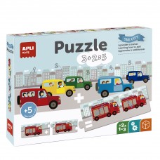 PUZZLES SUMAS TRANSPORTES APLI 17196 PUZZLES SUMAS TRANSPORTES APLI 17196
