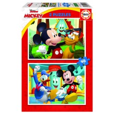 PUZZLES 2X48  mickey roadster recers