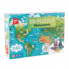 PUZZLE 3D MONUMENTOS DEL MUNDO  240 UNID  20632