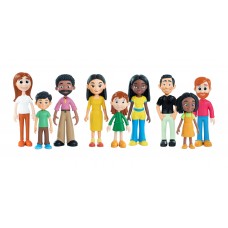 MUÑECOS FAMILI DIVERSA MINILAND 27354 MUÑECOS FAMILI DIVERSA MINILAND 27354