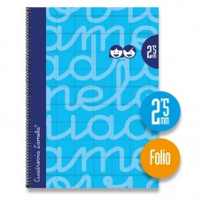 CUADERNO ESPIRAL FOLIO LAMELA EXTRA DURA CUADROVIA 2,5 PAQ 5 UND A CUADERNO ESPIRAL FOLIO LAMELA EXTRA DURA CUADROVIA 2,5 PAQ 5 UND A