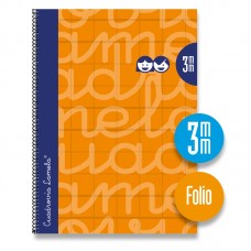 BLOC ESPIRAL LAMELA TAPA EXTRADURA FOLIO 7FTE03AM PACK 5 NARANJA BLOC ESPIRAL LAMELA TAPA EXTRADURA FOLIO 7FTE03AM PACK 5 NARANJA