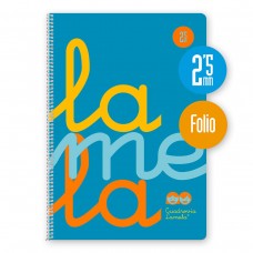 CUADERNOS LAMELA TAPA POLIPROPILENO PAUTA 2,5 AZUL CUADERNOS LAMELA TAPA POLIPROPILENO PAUTA 2,5 AZUL