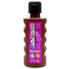 PINTURA ACRYLICA PLAYCOLOR 250 ML MARRON PINTURA ACRYLICA PLAYCOLOR 250 ML MARRON
