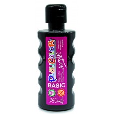 PINTURA ACRYLICA PLAYCOLOR 250 ML NEGRO PINTURA ACRYLICA PLAYCOLOR 250 ML NEGRO