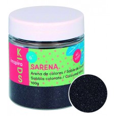 ARENA DE COLORES  100G NEGRO