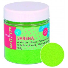 ARENA DE COLORES  100G VERDE CLARO