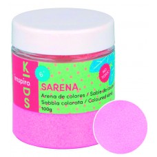 ARENA FINA COLOR ROSA CLARO  100GR