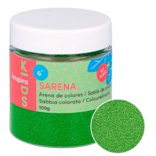 ARENA DE COLORES  100G VERDE OLIVA