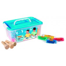 BAUL JOVI PLASTILINA BABY 20 PASTILLAS + 9 SELLOS DE MADERA