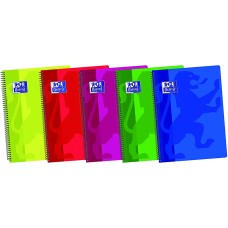 BLOC OXFORD ESPIRAL 4X4 80HJ 90G TAPA PLASTICO 400093619 BLOC OXFORD ESPIRAL 4X4 80HJ 90G TAPA PLASTICO 400093619