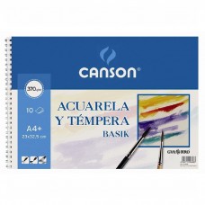 BLOC  DE  DIBUJO   ACUARELA  A-3  10H  CANSON
