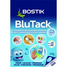 MASILLA ADHESIVA BLU-TACK BLANCA CUARTEADA MASILLA ADHESIVA BLU-TACK BLANCA CUARTEADA