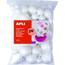 BOLSAS DE 100 BOLAS DE POREX SURTIDAS APLI BOLSAS DE 100 BOLAS DE POREX SURTIDAS APLI