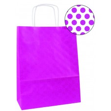BOLSA PAPEL MEDIANA COLOR FUCXIA PAQ 25 BOLSA PAPEL MEDIANA COLOR FUCXIA PAQ 25