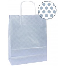 BOLSA PAPEL MEDIANA COLOR PLATA PAQ 25 BOLSA PAPEL MEDIANA COLOR PLATA PAQ 25
