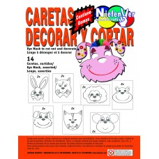 CARETAS PARA DECORAR NIEFENVER BOLSA 14 HOJAS CARETAS PARA DECORAR NIEFENVER BOLSA 14 HOJAS
