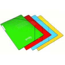 CARPETA G/ SOLAPAS CARTON AMARILLA BRILLANTE