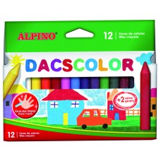 CERAS DACSCOLOR C/12 COLORES SURTIDOS