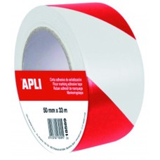 CINTA ADHESIVA 48MM X 63 M BLANCA Y ROJA CINTA ADHESIVA 48MM X 63 M BLANCA Y ROJA
