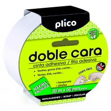 CINTA DOBLE CARA MAXIMA ANCHURA PLICO 50MM X 20M 13321 CINTA DOBLE CARA MAXIMA ANCHURA PLICO 50MM X 20M 13321