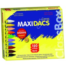 CLASSBOX MAXIDACS 120 UNID  (12 UNID X 10 COLORES)