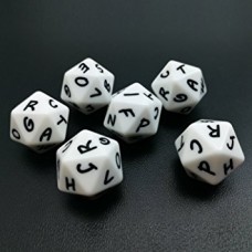 DADOS POLIEDRICOS 20 CARAS 22 MM DADOS POLIEDRICOS 20 CARAS 22 MM