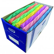 ESPIRAL DE PLASTICO PASTEL COLORES SURTIDOS C/100 Nº 10