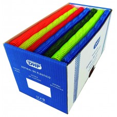 ESPIRAL DE PLASTICO FLUORESCENTE COLORES SURTIDOS C/100 Nº 6