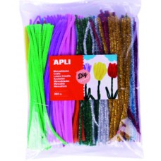 LIMPIAPIPAS MULTICOLOR Y METALIZADO APLI BOLSA DE 360 UND LIMPIAPIPAS MULTICOLOR Y METALIZADO APLI BOLSA DE 360 UND