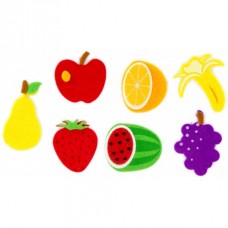 FIGURAS FIELTRO ADHESIVAS 3D FRUTAS 14 UND FIGURAS FIELTRO ADHESIVAS 3D FRUTAS 14 UND