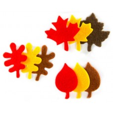 FIGURAS FIELTRO ADHESIVAS HOJAS DE OTOÑO 27 UND FIGURAS FIELTRO ADHESIVAS HOJAS DE OTOÑO 27 UND