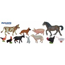 BOTE DE 11 ANIMALES DE GRANJA  REF-27420