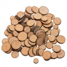 CIRCULOS DE MADERA BOLSA DE 100 CIRCULOS DE MADERA BOLSA DE 100