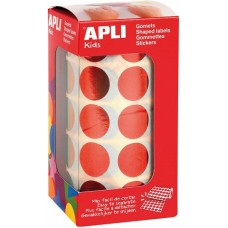 GOMET ROLLO CIRCULO METALIZADO ROJO