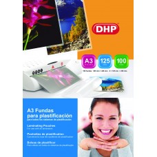 FUNDAS DE PLASTIFICAR A3 125 MICRAS DHP FUNDAS DE PLASTIFICAR A3 125 MICRAS DHP
