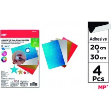 GOMA EVA PURPURA 20X30 4 COLORES ADHESIVA GOMA EVA PURPURA 20X30 4 COLORES ADHESIVA