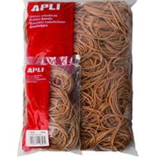 GOMAS ELASTICAS BOLSA 1K APLI 8X2 GOMAS ELASTICAS BOLSA 1K APLI 8X2