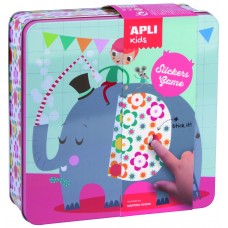 JUEGO DE GOMET CAJA METAL APLI ELEFANTE 14534 JUEGO DE GOMET CAJA METAL APLI ELEFANTE 14534