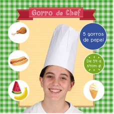 GORRO DE COCINERO PAPEL PACK 5 UND GORRO DE COCINERO PAPEL PACK 5 UND