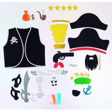 KIT DISFRAZ DE PIRATA APLI 20361 KIT DISFRAZ DE PIRATA APLI 20361
