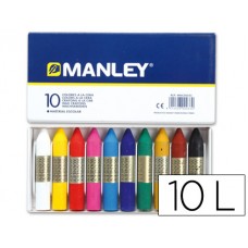 CERAS MANLEY C/ 10 COLORES CERAS MANLEY C/ 10 COLORES