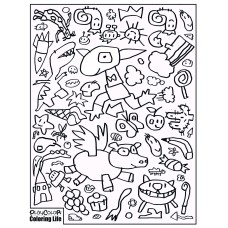MANTEL PLAYCOLOR PARA PINTAR MEDIANO 137X106 MANTEL PLAYCOLOR PARA PINTAR MEDIANO 137X106