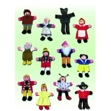 SET MARIONETAS DE DEDO DE TRAPO ANDREU  12 MOD