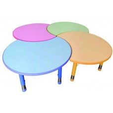 MESA DE MEDIA LUNA 120X60