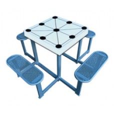 Mesa Tres en Raya Tablero de fibra de vidrio