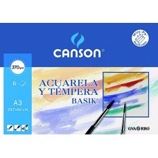 MINIPACK ACUARELA A3 BOLSA DE 6HJ 370G MINIPACK ACUARELA A3 BOLSA DE 6HJ 370G