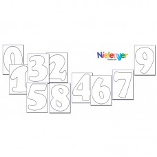 BOLSA DE 10 LAMINAS NUMEROS DIN A-3 NIEFENVER BOLSA DE 10 LAMINAS NUMEROS DIN A-3 NIEFENVER