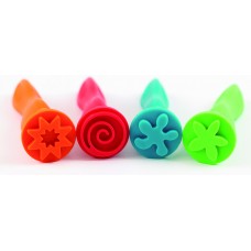 PACK DE 4 SELLOS DE FORMAS VARIADAS DE CAUCHO