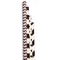 PAJITAS DE PAPEL ARLEQUIN PACK 25 UND PAJITAS DE PAPEL ARLEQUIN PACK 25 UND